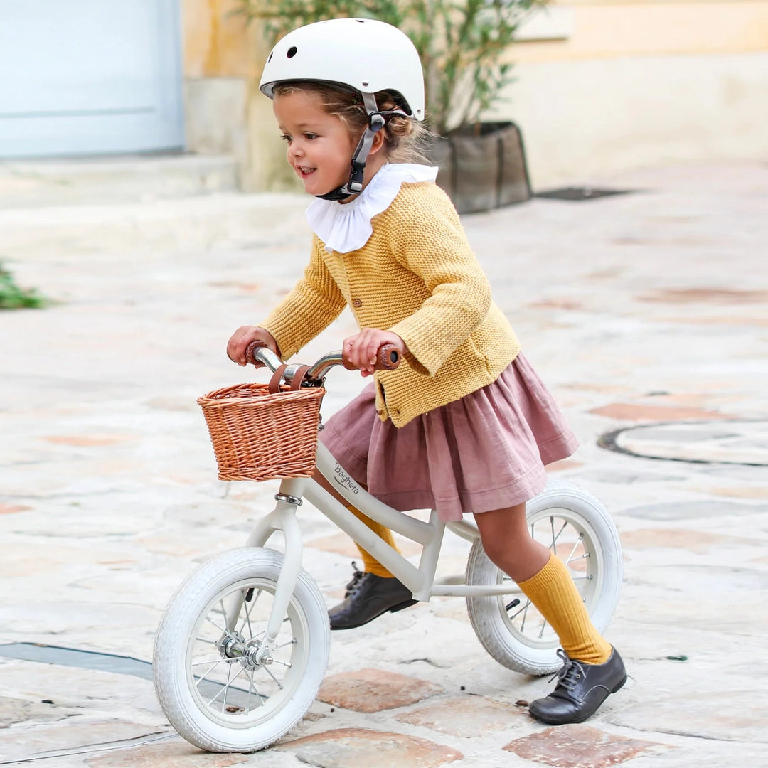 Bicycle BALANCE BIKE Ivory White Helmet – Posh Baby Kids