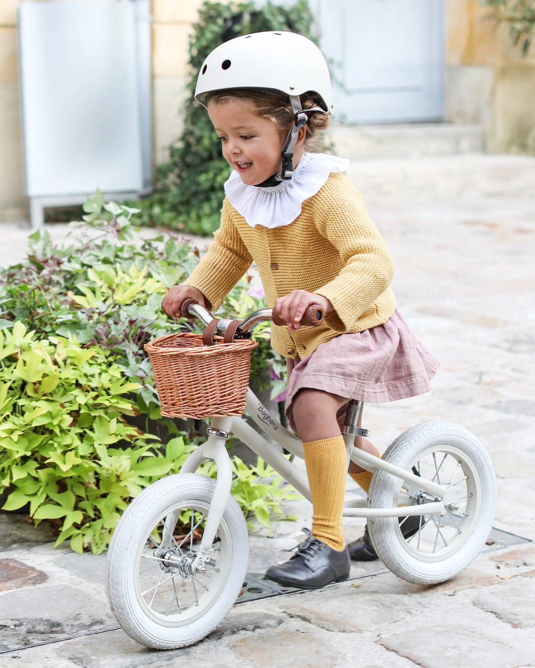 balance bike and helmet Bicycle BALANCE BIKE Ivory White + Helmet – Posh Baby & Kids