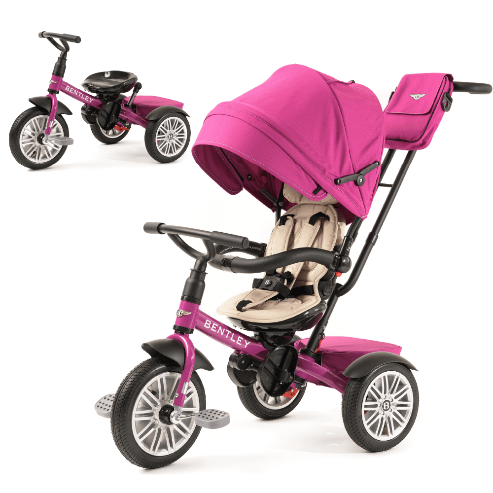 Bentley 6-in-1 Convertible Stroller Trike Fuchsia Pink
