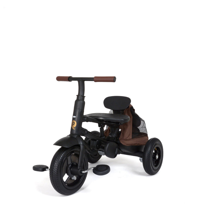 Sierra Brown Premium Folding Trike with Leather Accents Smart
