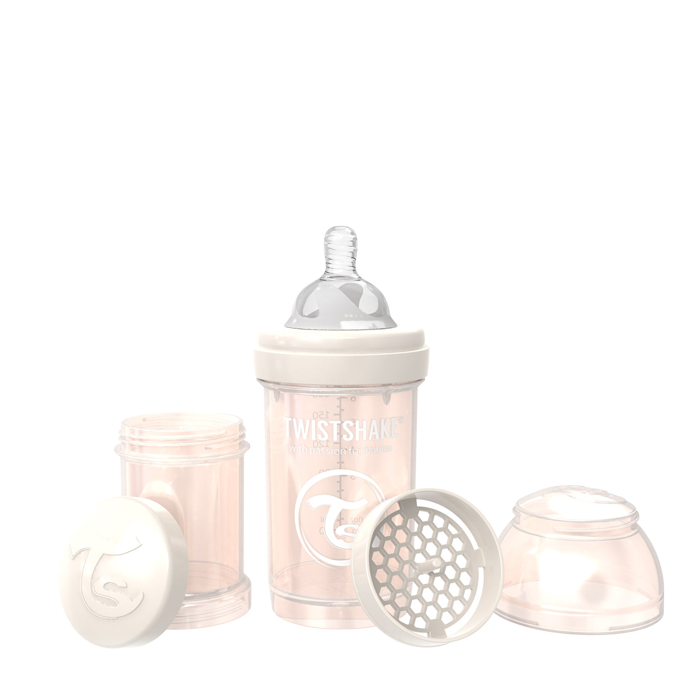 Twistshake Anti Colic Baby Bottles - Pearl Collection