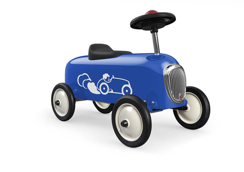 Baghera Peugeot レトロキッズカー青 Ride-On Racer – Posh Baby & Kids