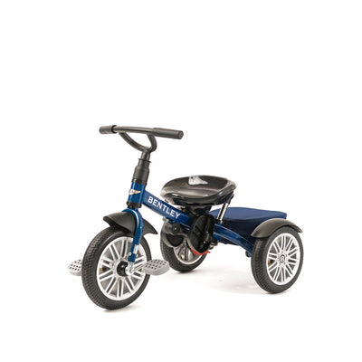 SEQUIN BLUE BENTLEY 6 IN 1 STROLLER TRIKE - Luxury Bentley Stroller Tricycle