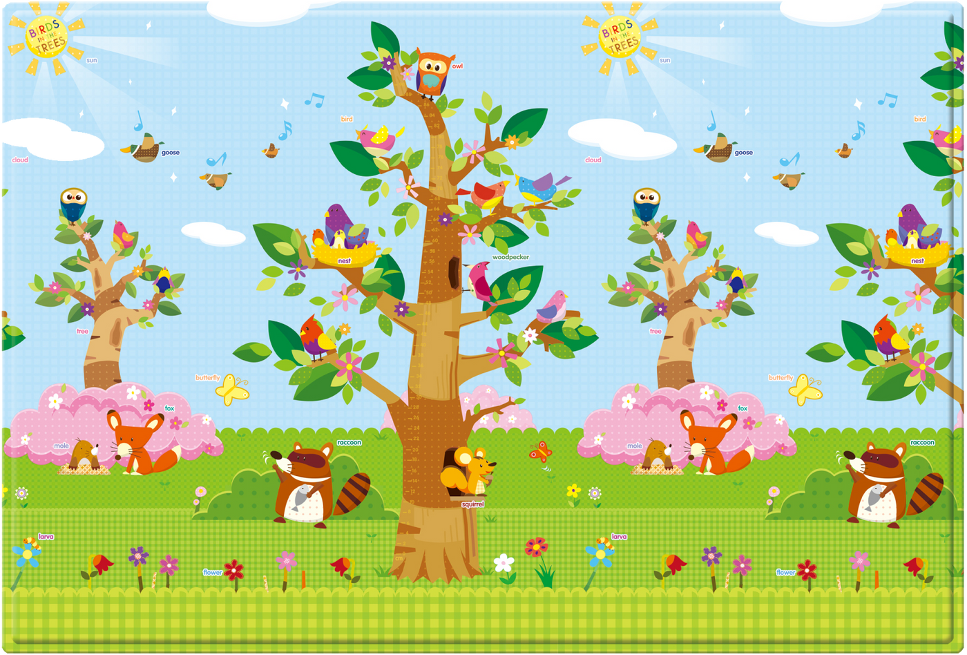 Baby Care Playmat - Birds in the Trees - Large Playmat